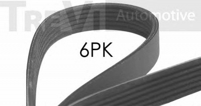 TREVI AUTOMOTIVE 6pk1250 -  Поликлиновой ремень
